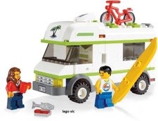 Lego 7639 Camper Camping Car City + notice complet de 2009 -CN125