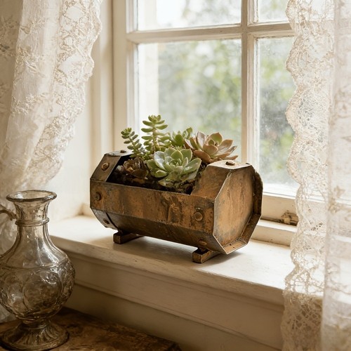 Pot fleurs rustique - pot,