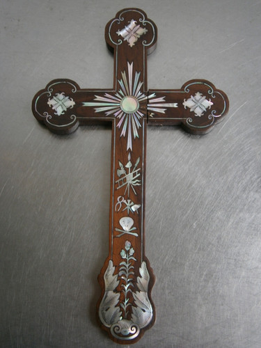 Croix cruxifix indochine - indochine, bois