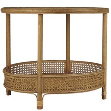 Table Ronde En Rotin Grande