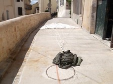 Parachute siège pour avion de chasse