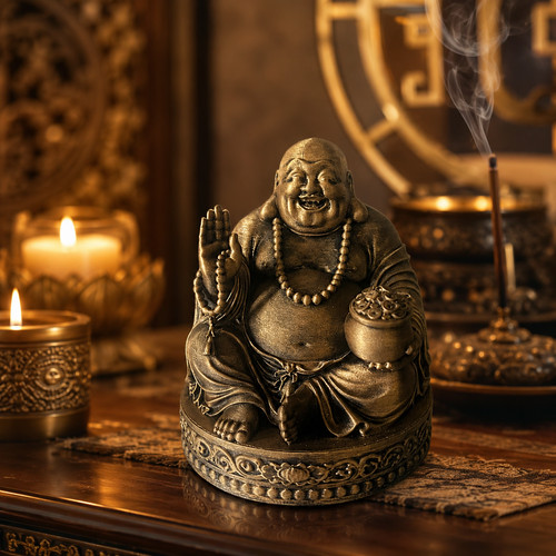Statue bouddha rieur - cm, –