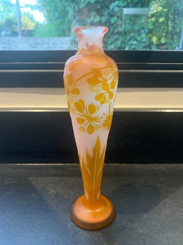 Vase gallé soliflore - soliflore, au