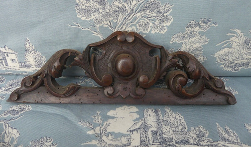 Ancien petit fronton armoire - petit,