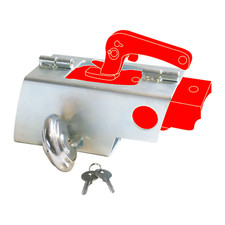 Antivol Remorque Universel 104X96X200 Cadenas Rond Serrure adaptée aux caravanes