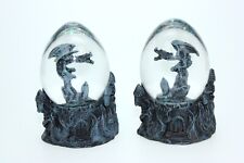 Boule Brillante Dragon Gris 2fach Animal Neige Miniature Secouer Boule en Verre