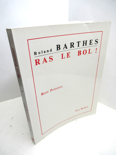 Rene pommier roland barthes - pommier,