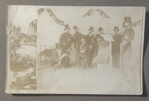Carte photo ancienne hommes - carte,