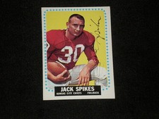 JACK SPIKES 1964 TOPPS SIGNED
