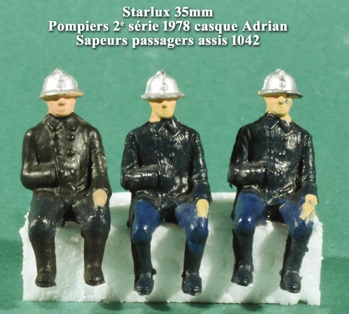 Starlux 35mm pompiers - pompiers, 2e