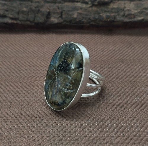 Bague artisanale argent - bague,