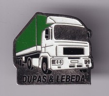 RARE PINS PIN'S .. CAMION TRUCK WAGEN MAN TRANSPORT DUPAS ET LEBEDA 59 ~GB