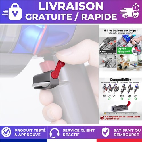 Bouton verrouillage aspirateur