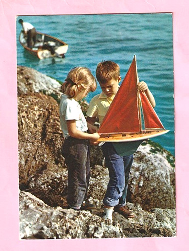 Carte postale enfant - carte,
