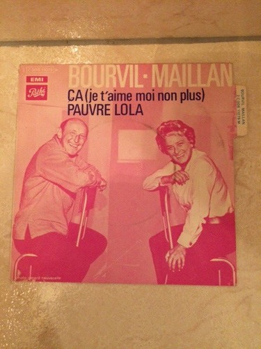 Bourvil maillan vinyle - vinyle, 45