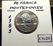 10 Francs Montesquieu 1989