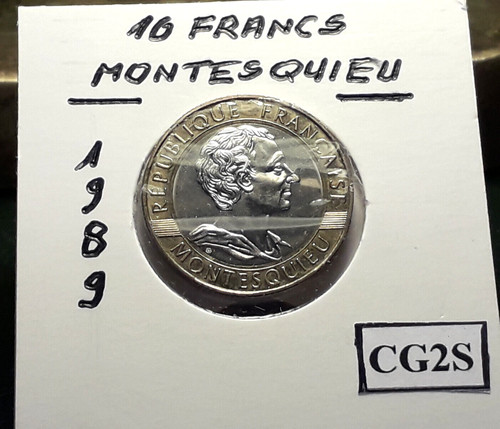 Francs montesquieu 1989 - 10,