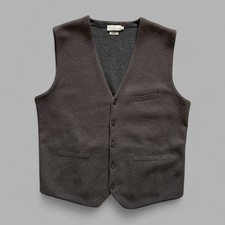 Gilet gilet homme Hackett Mayfair en laine mélangée marron – taille L