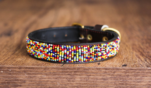 Collier pour chien cuir - collier, en