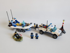 LEGO City Town 60045 Police Patrol 4x4 Bateau Policier Prisonnier Complet