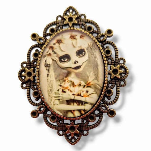 Broche romantique poupée - romantique,