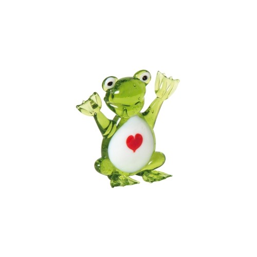 Grenouille verre avec - verre,