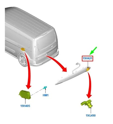 Ford transit connect mk2 rear - transit,
