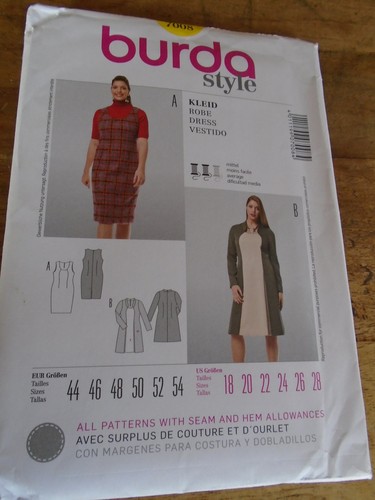 Patron burda robe avec - patron, "burda