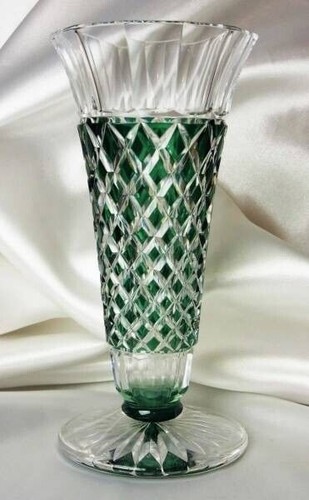 Vase ancien verre cristal - ancien,