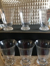 6 verres à eau ancien en