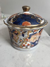 pot, sucrier, bonbonnière porcelaine Chine / japon signature à identifier