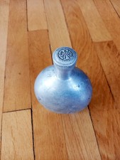 Ancienne petite gourde aluminium Vintage Tournus Unis France Bouchon estampillé