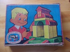 VINTAGE -- JEU de Construction - Bois Jura Castor