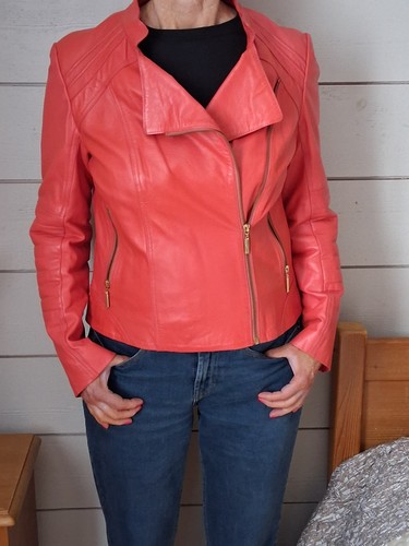 Blouson cuir kookaï - cuir, femme