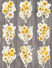 Daffodils Flower Die Cut Vinyl