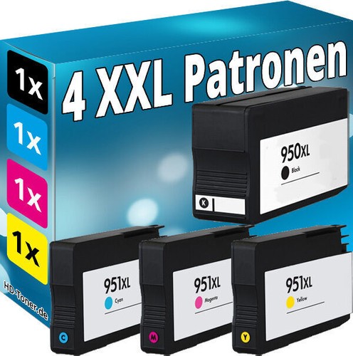 Cartouches pour hp 950xl - 4x,