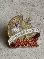 Pin’s Coca-Cola Ambassador Salt Lake 2002 Jeux Olympiques +