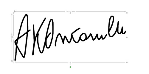 Sticker signature antonelli - sticker,