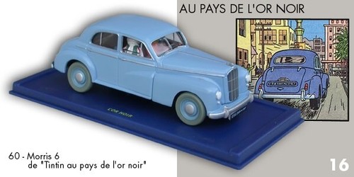 Voiture tintin numero - tintin,