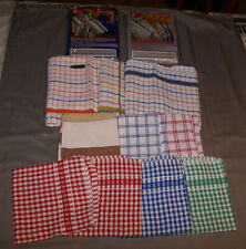 Lot de 14 torchons anciens