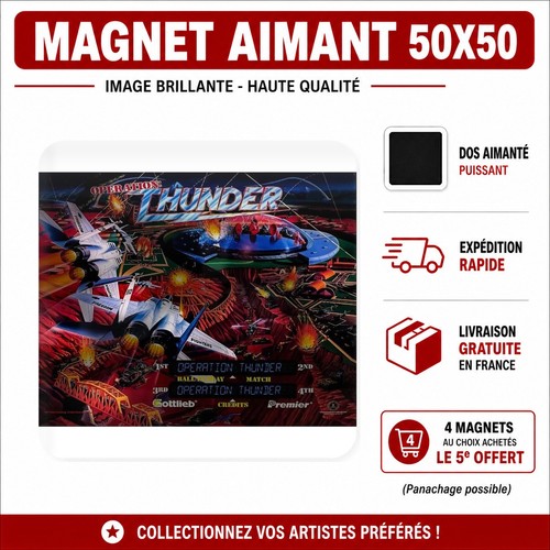Magnet thunder gottlieb - magnet,