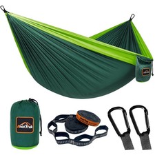 Camping Hammock, hamac de Voyage en Nylon Super léger et Portable avec Deux S...