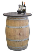 Tonneau bois table - tonneau, en