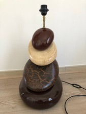 Pied de lampe galets