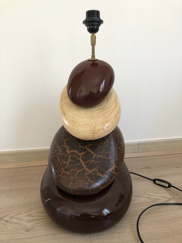 Pied lampe galets - pied,