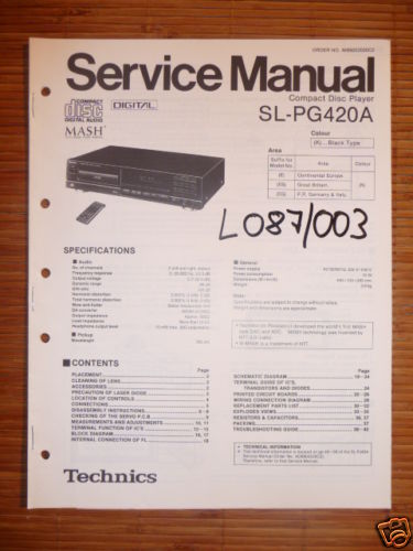 Manuel service technics - de,