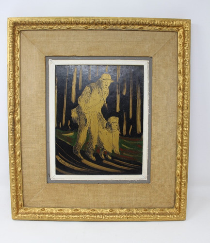 Charles cuzin tableau 47x42 - charles,