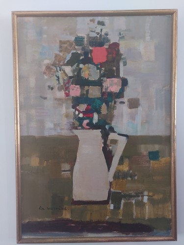 Hst huile signée andré - hst,