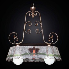 Lustre Classique En Verre