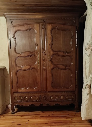 Armoire lorraine chêne - armoire,